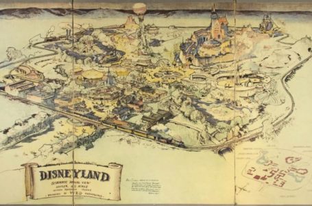 رکورد نقشه قدیمی‌ دیزنی‌لند در حراجی