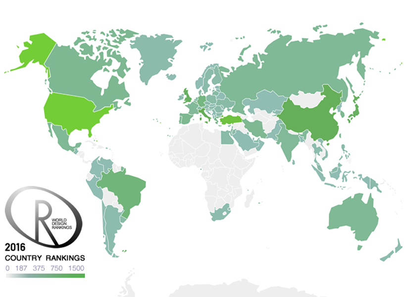 the world design rankings