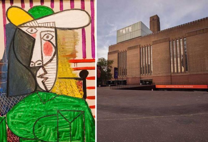  تخریب‌گر جوان نقاشی پابلو پیکاسو در موزه تیت مدرن زندانی شد